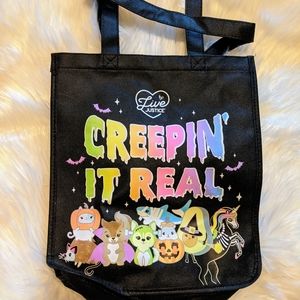 Justice tote creepin it real Halloween